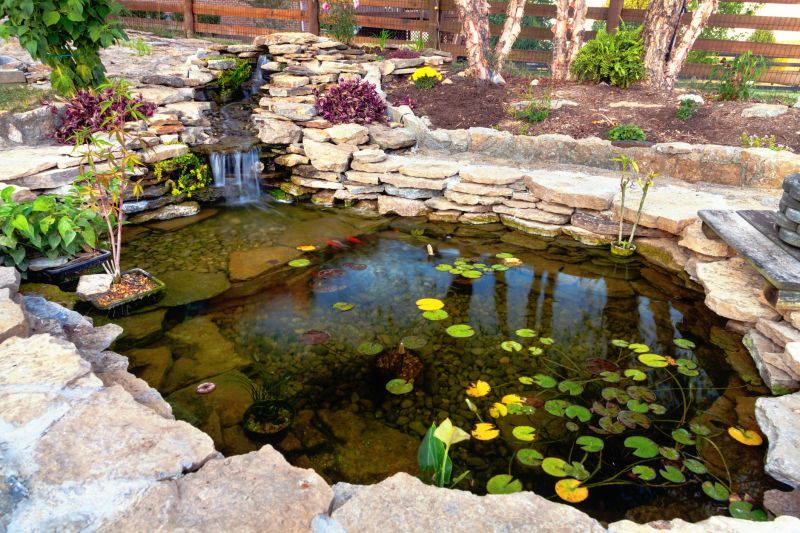 Garden Waterfall Installation in Honolulu, HI